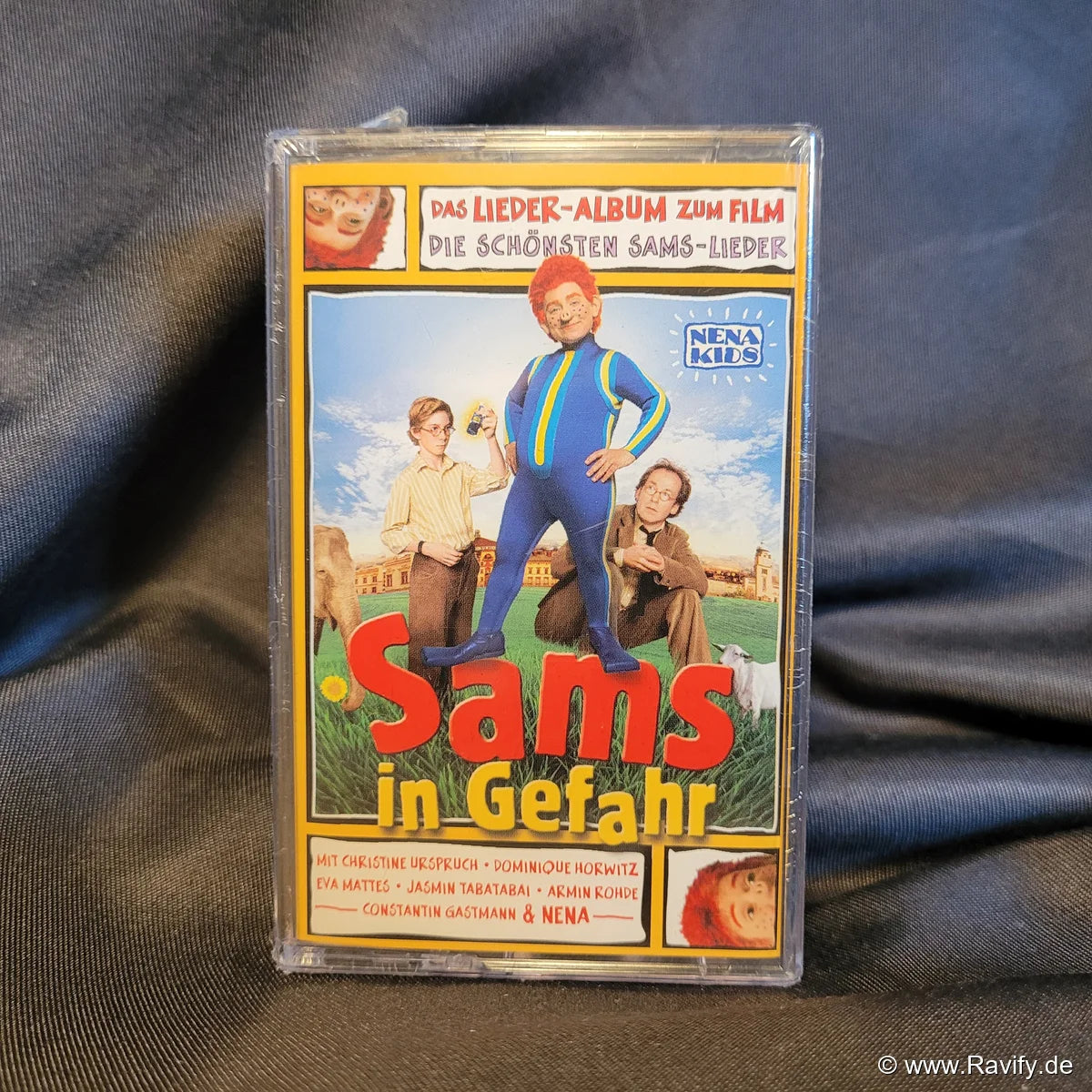 Sams in Gefahr Das Lieder-Album zum Film Oetinger Hörspielkassette in Originalverpackung.