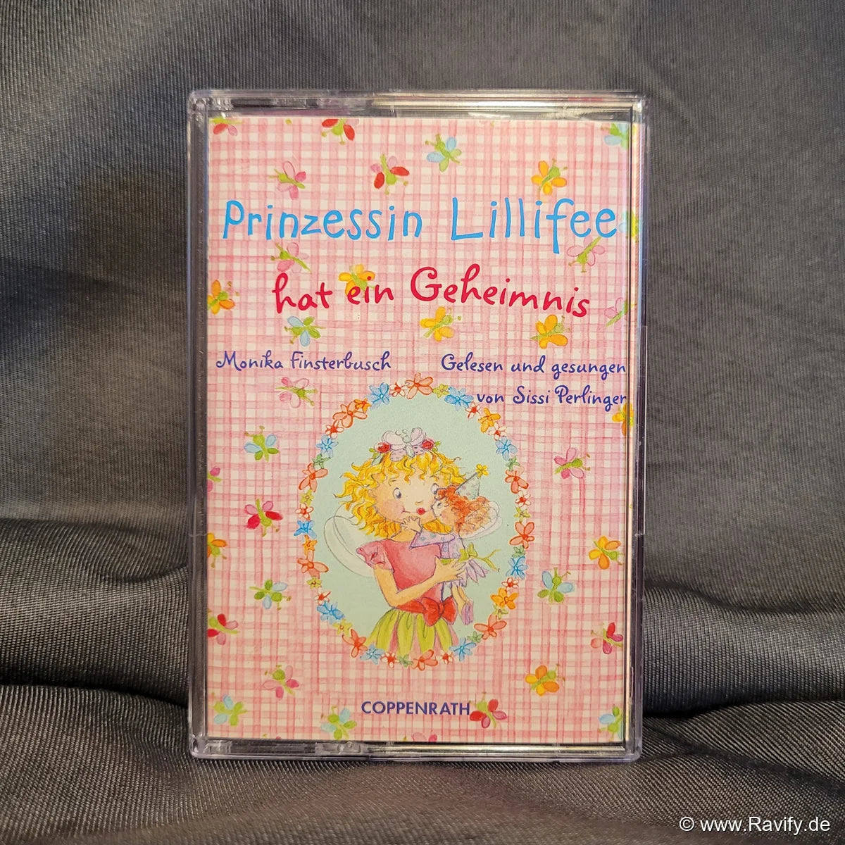 Prinzessin Lillifee hat ein Geheimnis Hörspielkassette von Monika Finsterbusch, Coppenrath Verlag.