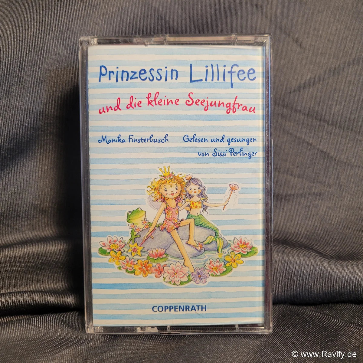 Prinzessin Lillifee und die kleine Seejungfrau Hörspielkassette gelesen und gesungen von Sissi Perlinger, Coppenrath Verlag.