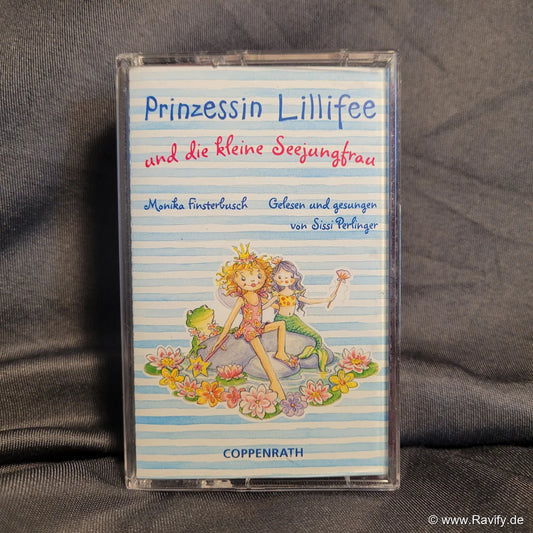 Prinzessin Lillifee und die kleine Seejungfrau Hörspielkassette gelesen und gesungen von Sissi Perlinger, Coppenrath Verlag.