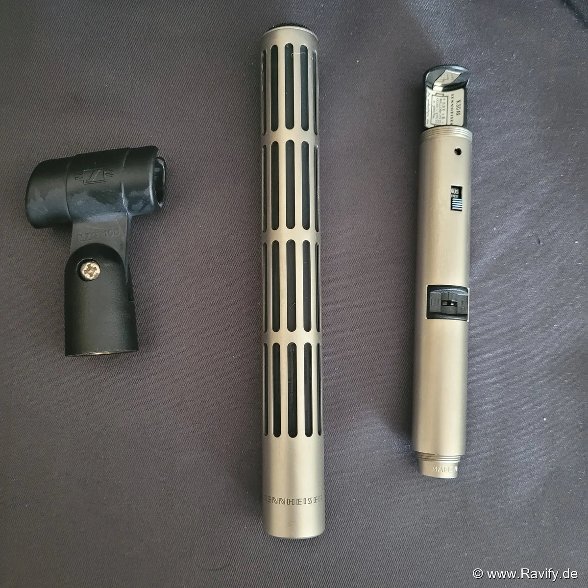 Sennheiser K 30 AV Richtmikrofon Set mit ME 80 Kapsel, Speiseteil K3U und Originaletui.