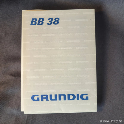 Grundig BB 38 Walkman Stereo Cassette Player Rot | Vintage Sammlerstück mit OVP