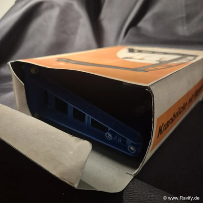 Siku V-Serie V214 Kranbrücke mit Magnet-Haken 1/60 OVP | Vintage Sammlerstück (V-Series Plastik)