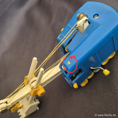 Siku V-Serie V130 Löffelhochbagger Menck M 60 blau 1/60 OVP | Vintage Sammlerstück (V-Series Plastik)
