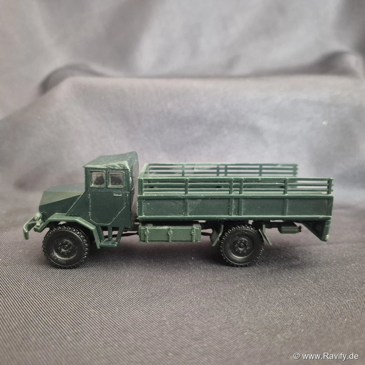Siku V-Serie V123 Radarwagen LKW-Seitenansicht links mit Pritschenaufbau