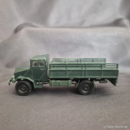 Siku V-Serie V123 Radarwagen LKW-Seitenansicht links mit Pritschenaufbau