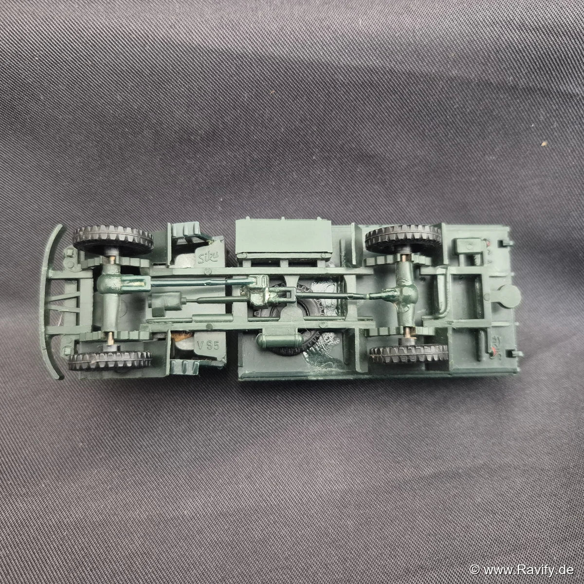 Siku V-Serie V123 Radarwagen Unterboden mit Prägung Siku V95 Allrad-Fahrgestel