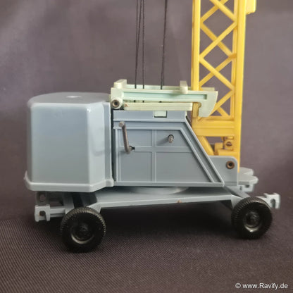 Siku V-Serie V159 Liebherr Turmdrehkran Turmkonstruktion mit Seilzug und Gegengewicht