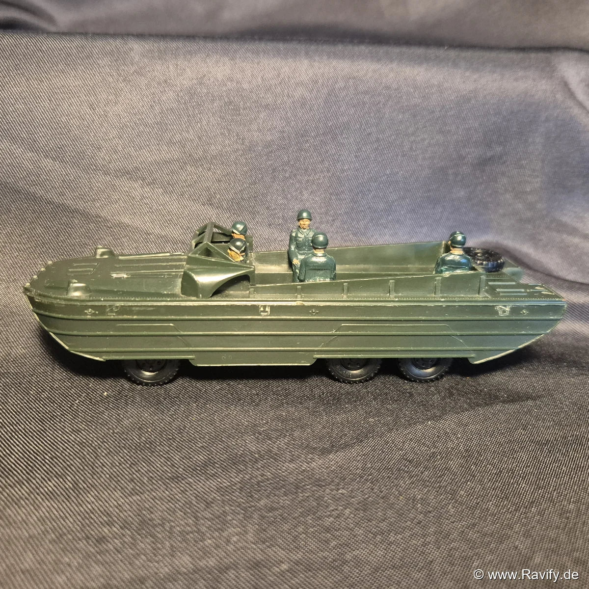 Siku V-Serie V183 Duck Amphibienwagen Seitenansicht rechts mit Ersatzrad am Heck