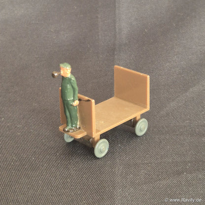 Siku V-Serie V426 Elektrokarren mit Fahrerfigur und Pfeife im Maßstab 1:60