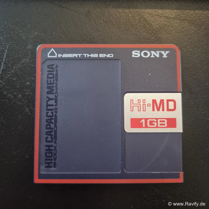 Sony Hi-MD 1GB wiederbeschreibbare Minidisc Speicherkarte