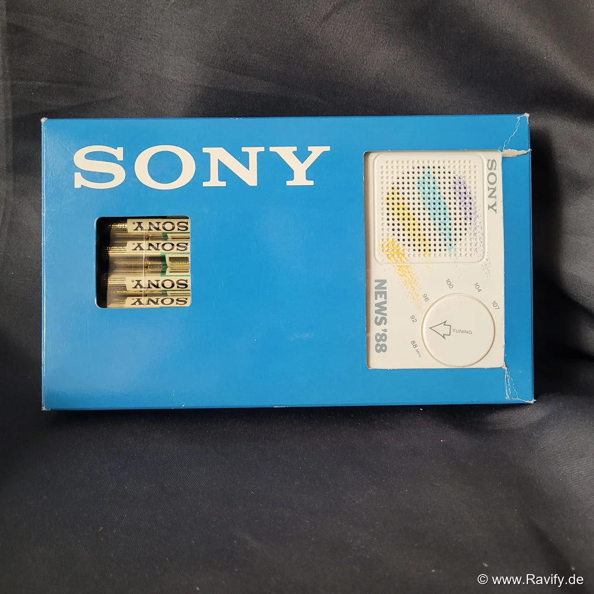 Sony ICF-1 Vintage Taschenradio NEWS 88 mit Originalverpackung. Gebraucht aber im Sammlerzustand. 