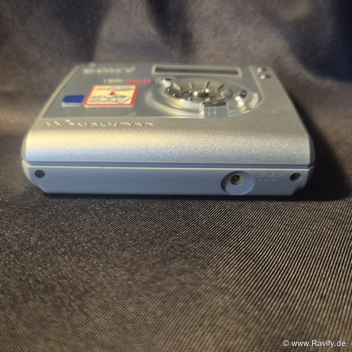 Sony Minidisc Walkman MZ-NH700 Netzteilanschluss 3V DC