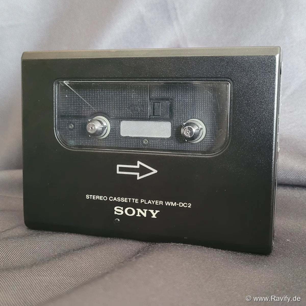 Sony WM-DC2 Walkman Stereo Cassette Player Schwarz Dolby B C NR Quartz Lock.